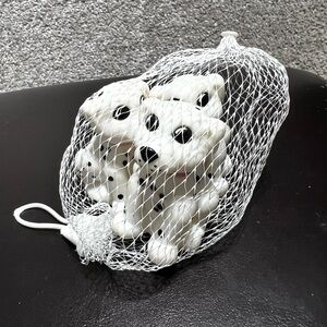 Vintage 1992 Dalmatian Dogs Plastic Squeeze Toys Set of 3